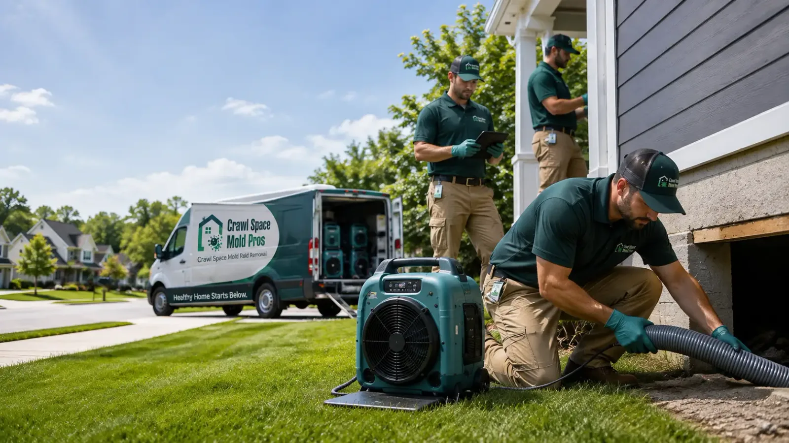 Crawl Space Mold Removal in Fithian, IL